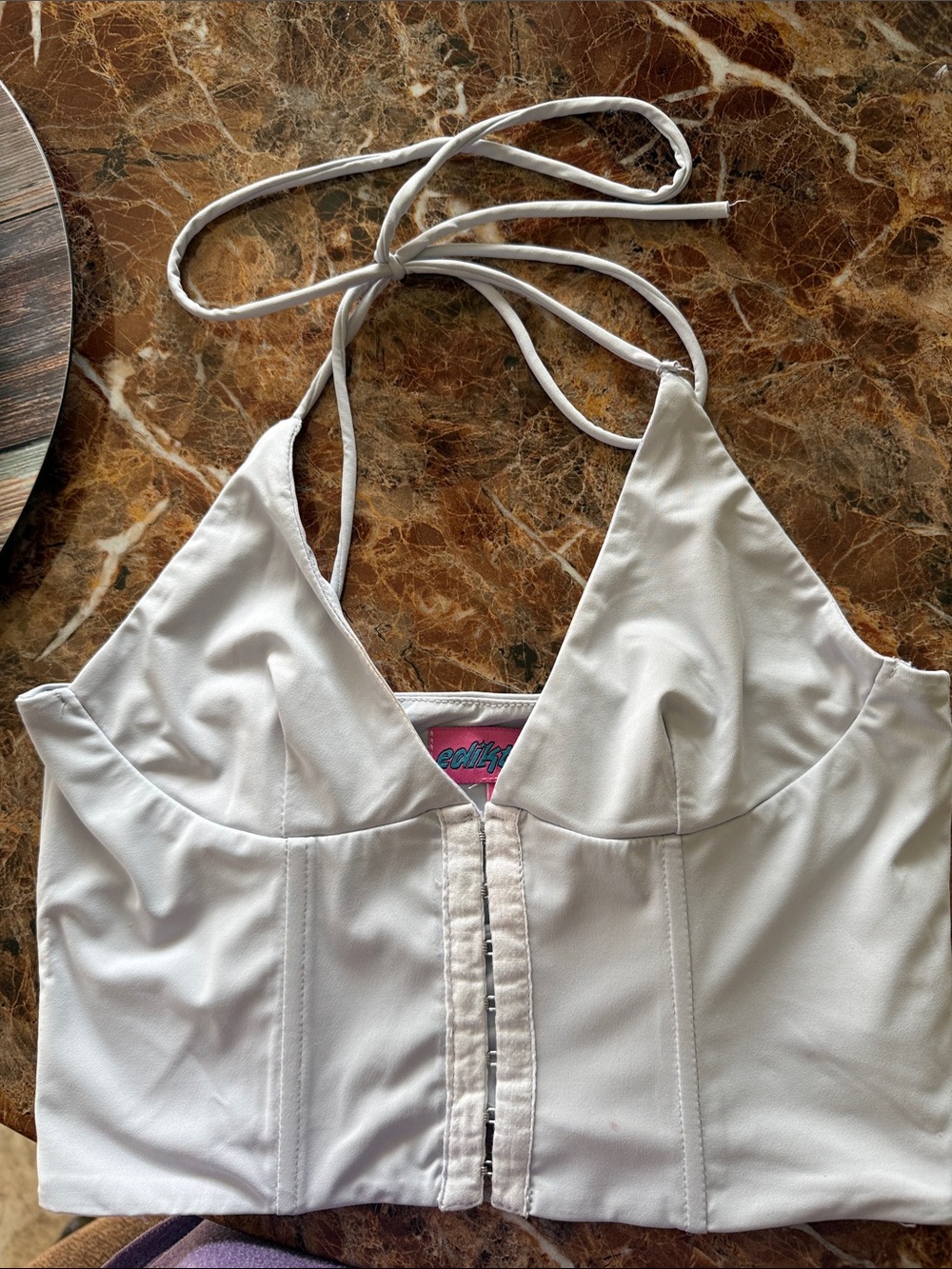 Edikted corset crop top